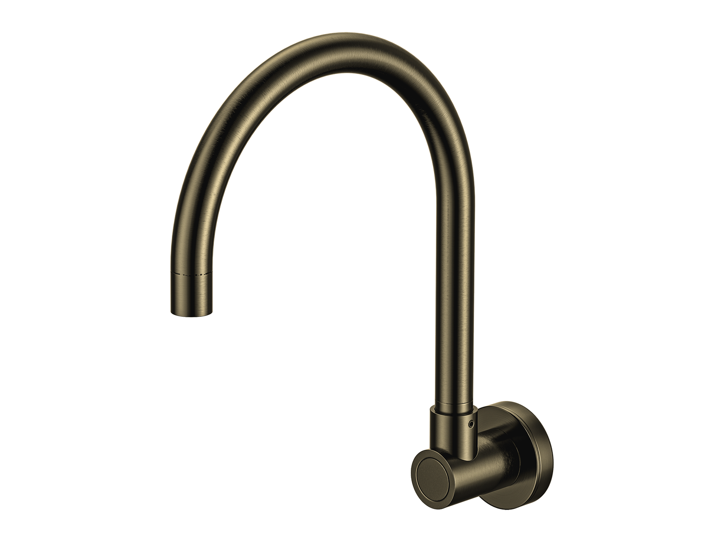 Maple Gooseneck Swivel Wall Spout