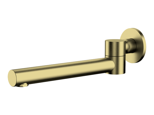 Maple Swivel Bath Spout Brushed Gold