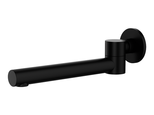 Maple Swivel Bath Spout Matte Black
