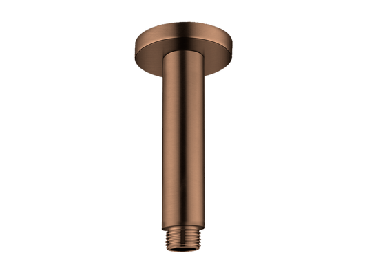 Maple 120mm Ceiling Arm Brushed Copper