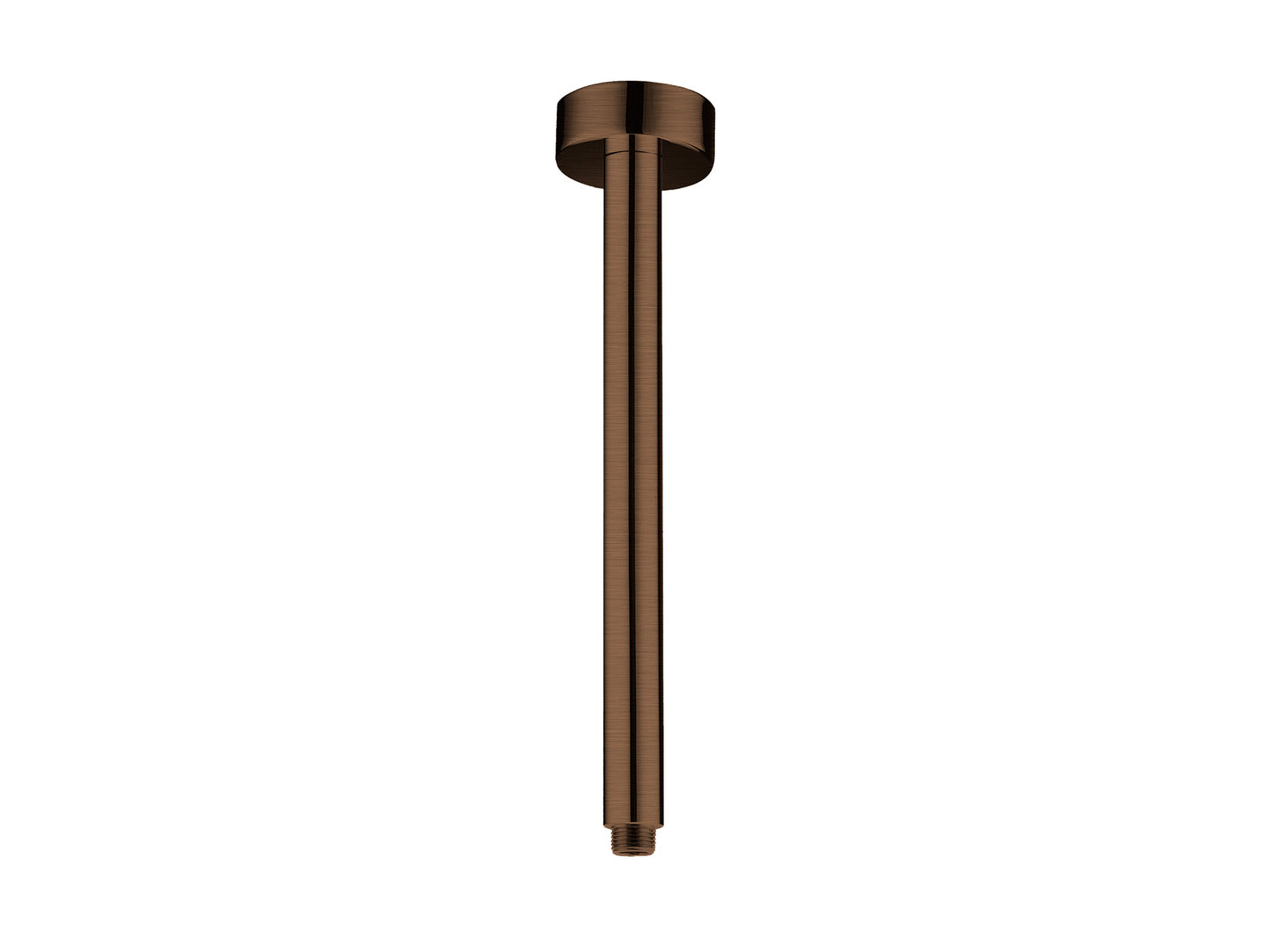 Maple 300mm Ceiling Arm Brushed Copper