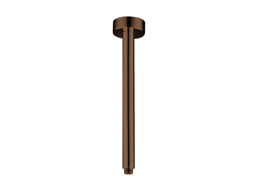 Maple 300mm Ceiling Arm Brushed Copper