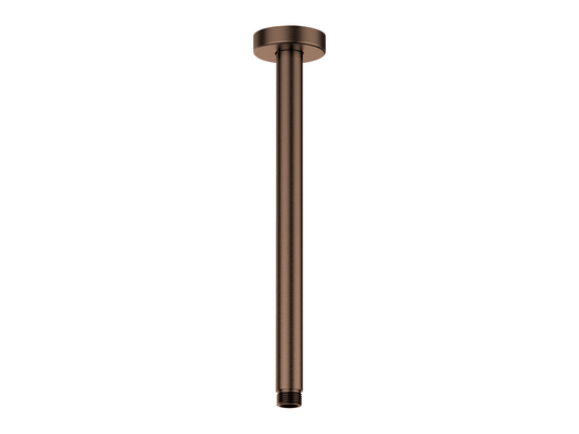 Maple 300mm Ceiling Arm Brushed Copper