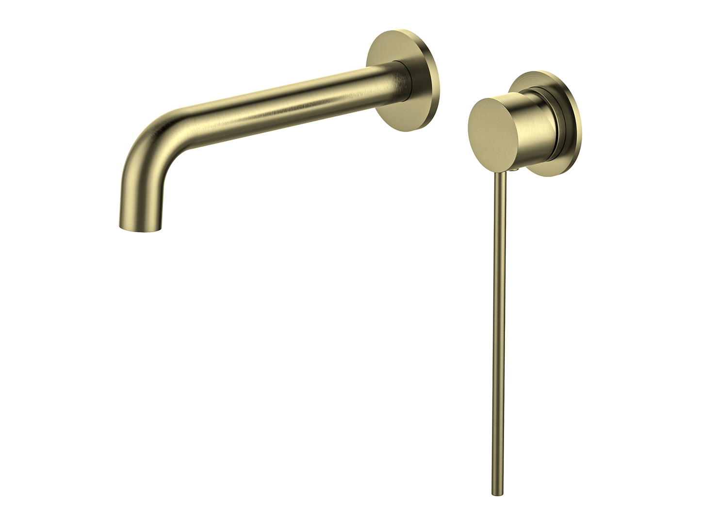 Maple Care Wall Basin/Bath Mixer Brushed Gold