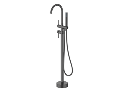 Maple Freestanding Floor Mixer with Hand Shower