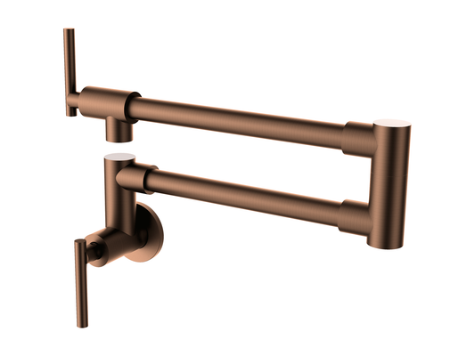 Maple Pot Filler Brushed Copper