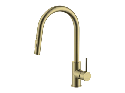 Maple Gooseneck Pullout Sink Mixer with Vegie Spray