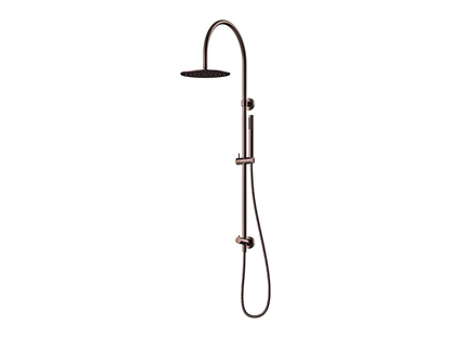 Maple Gooseneck Twin Shower II
