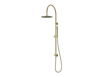 Maple Gooseneck Twin Shower II