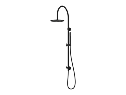 Maple Gooseneck Twin Shower II