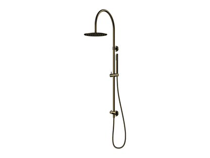 Maple Gooseneck Twin Shower II