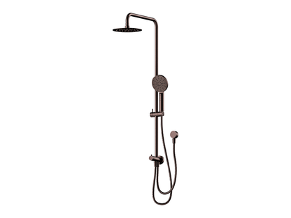 Maple 2 Hose Twin Shower Rail