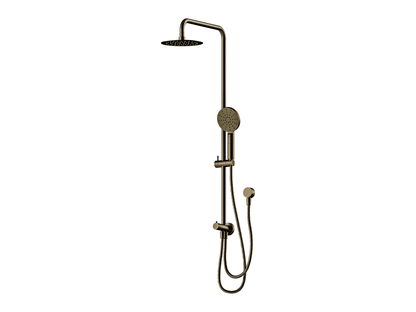 Maple 2 Hose Twin Shower Rail