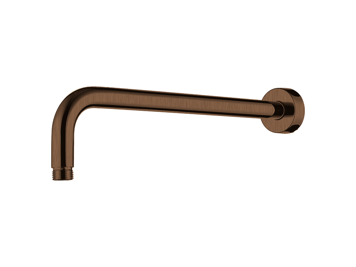 Maple 400mm Wall Arm Brushed Copper