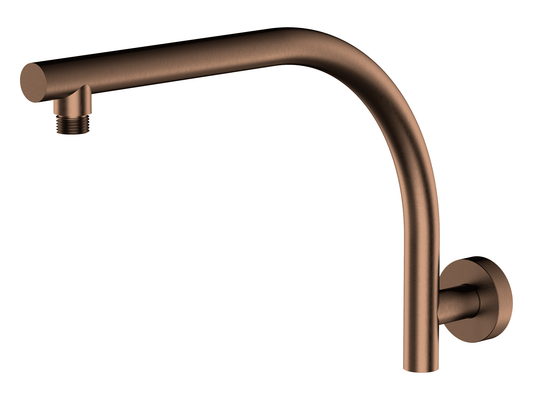 Maple High Rise Wall Arm Brushed Copper