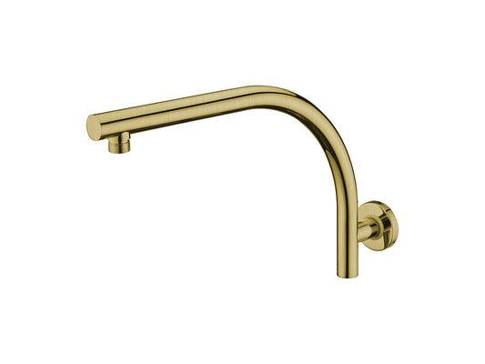 Maple High Rise Wall Arm Brushed Gold