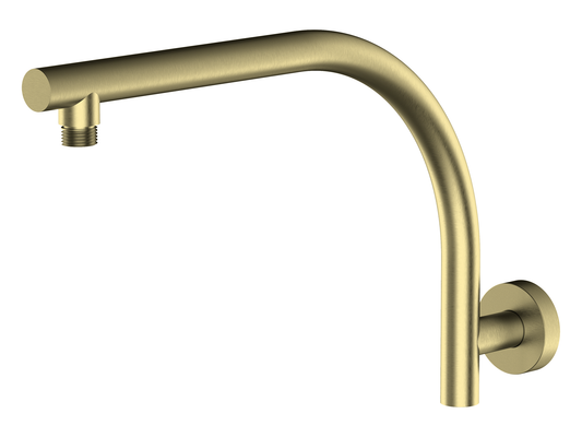 Maple High Rise Wall Arm Brushed Gold