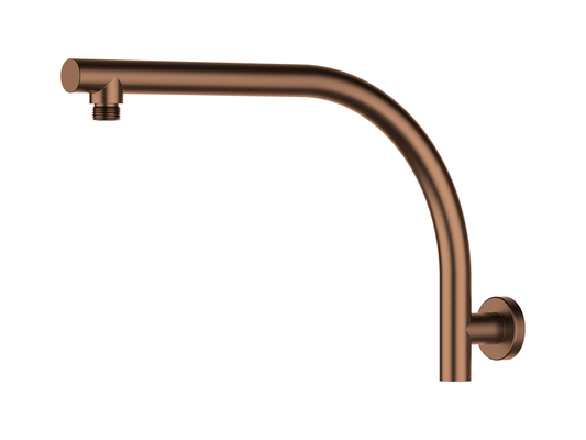 Maple Extra High Rise Wall Arm Brushed Copper