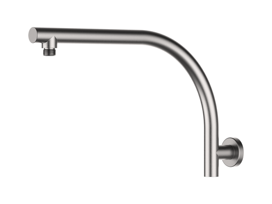 Maple Extra High Rise Wall Arm Brushed Nickel