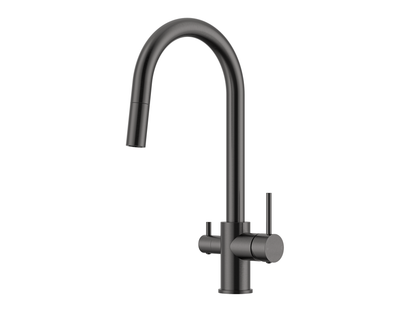Maple 3-Way Pullout Gooseneck Filter Sink Mixer