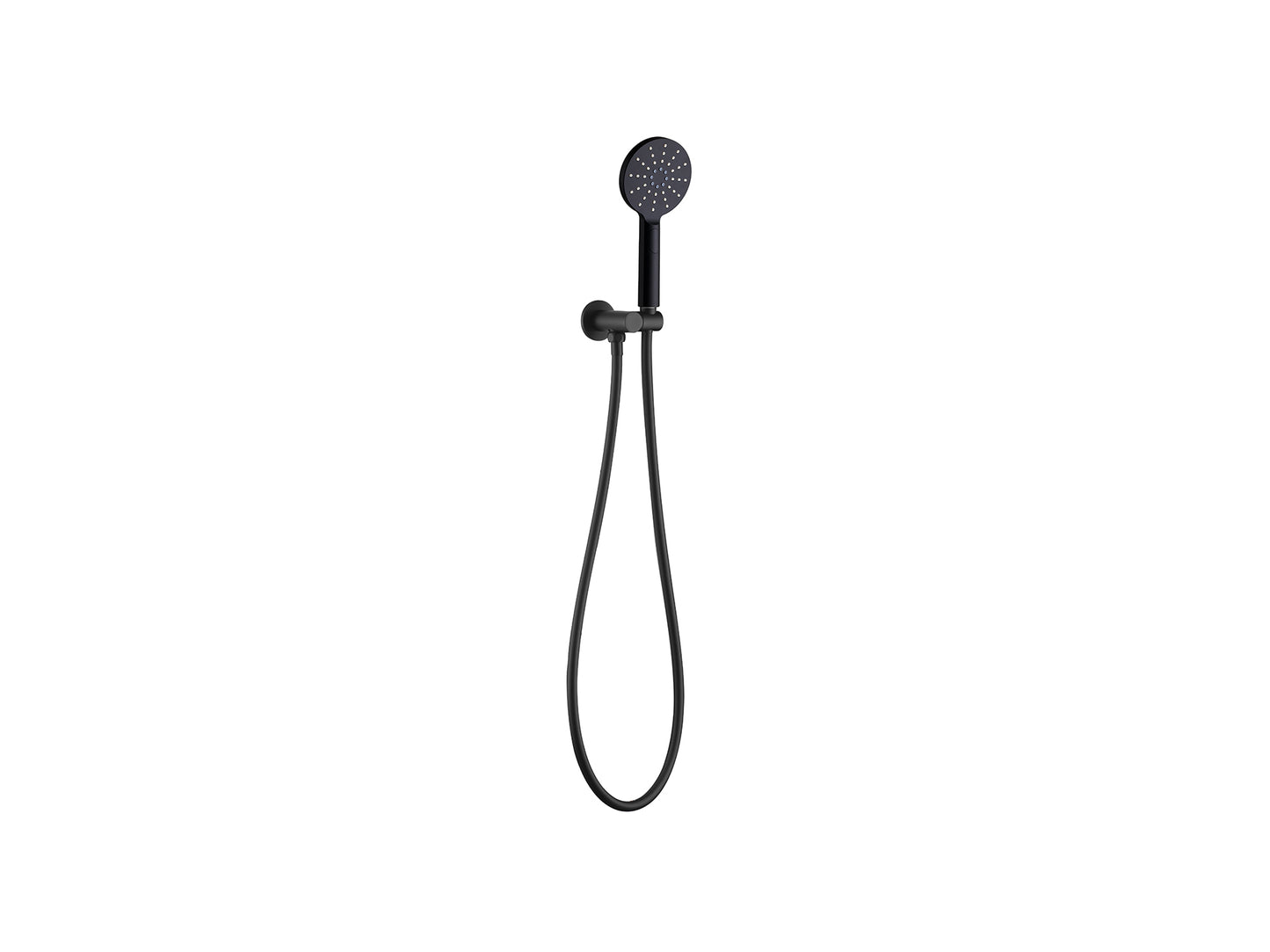 Maple Hand Shower with Bracket Matte Black