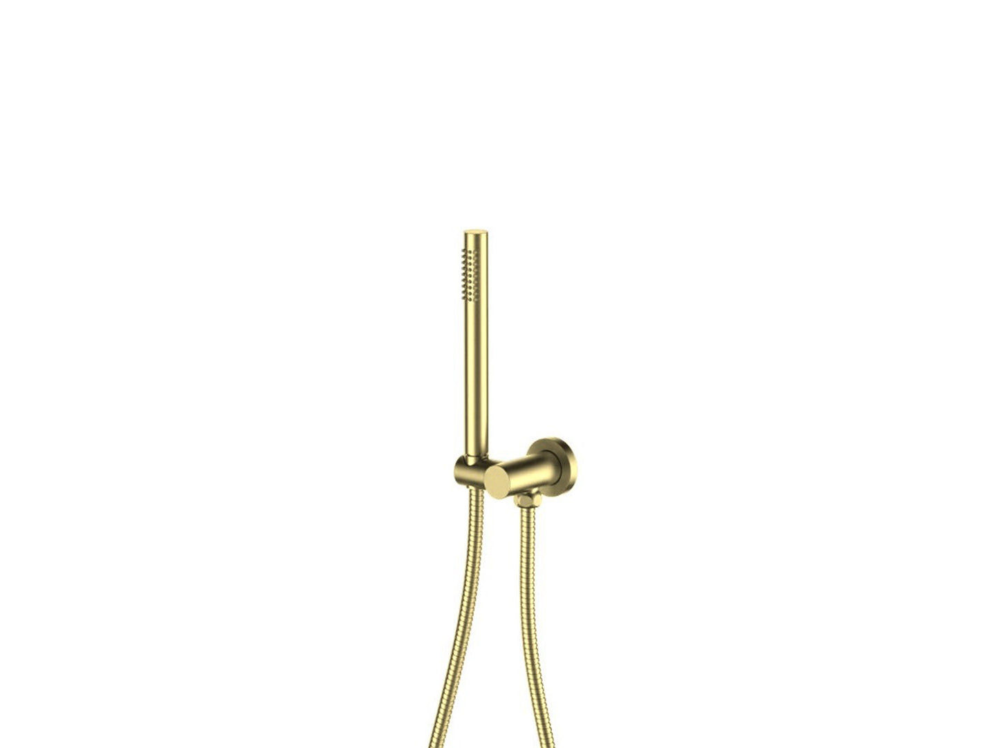 Maple Microphone Hand Shower with Bracket Brushed Gold