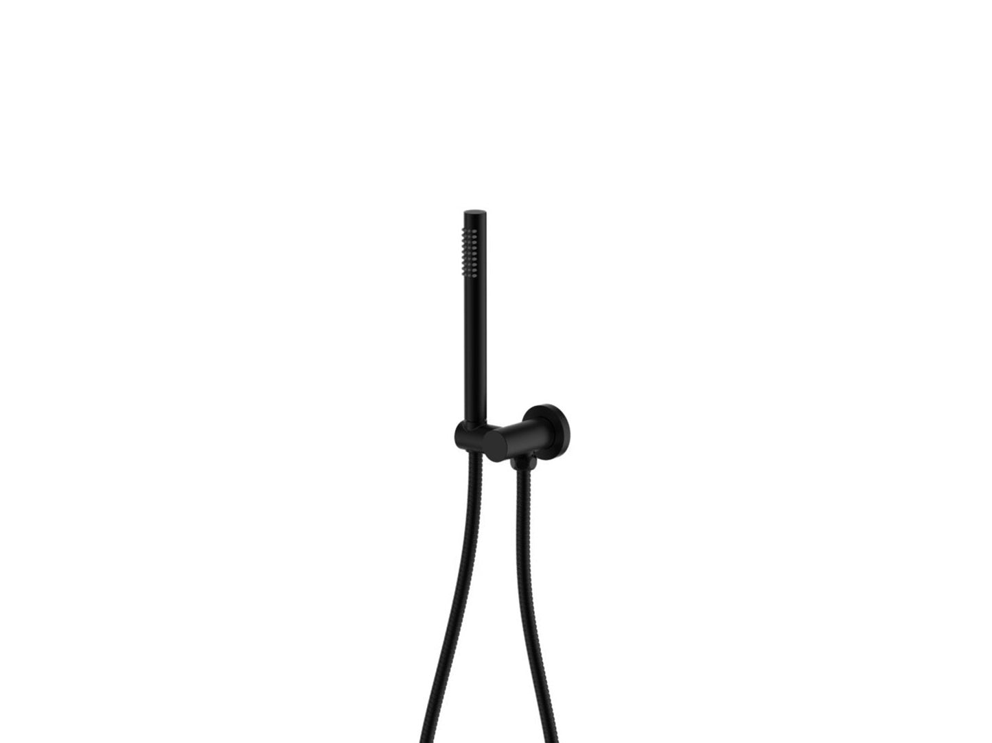 Maple Microphone Hand Shower with Bracket Matte Black