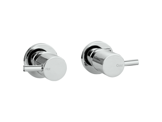 Maple Pin Lever 1/4 Turn Wall Top Assemblies Chrome