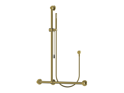 Poppy 32mm Care T-Bar Grab Rail & Shower Set