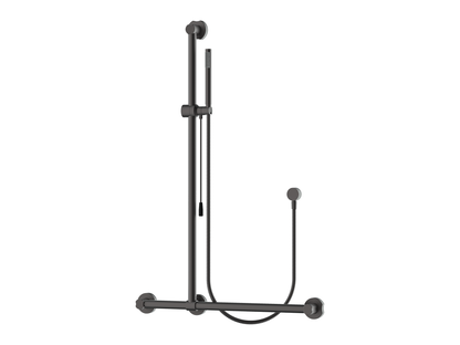 Poppy 32mm Care T-Bar Grab Rail & Shower Set