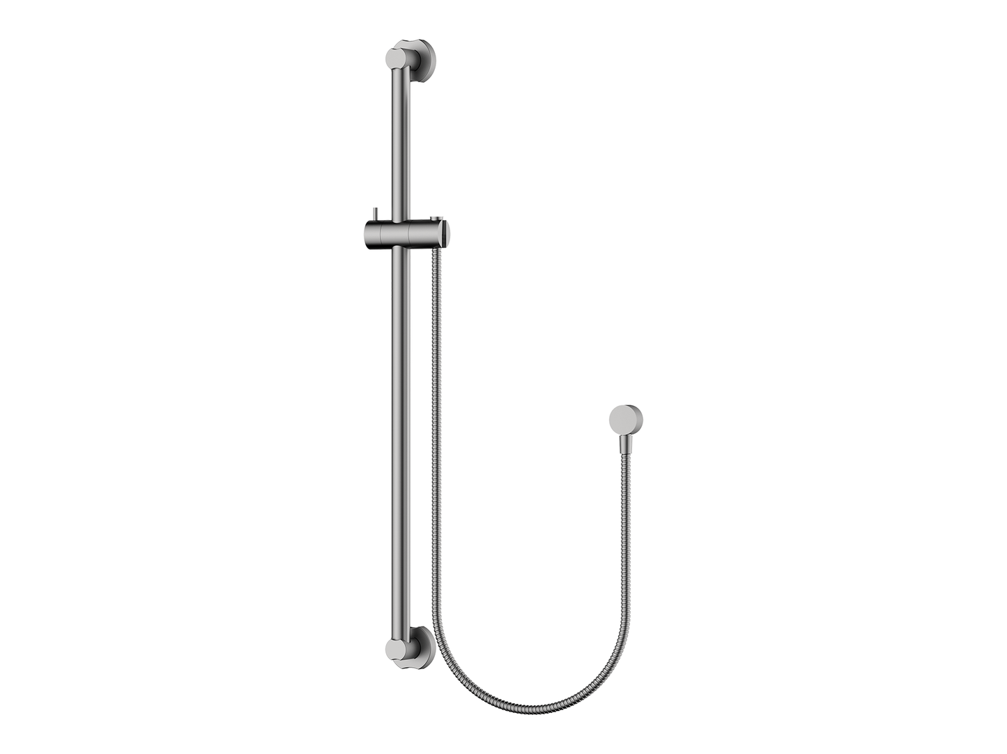 Poppy 32mm Care Shower Rail Brushed Nickel (No Hand Shower)