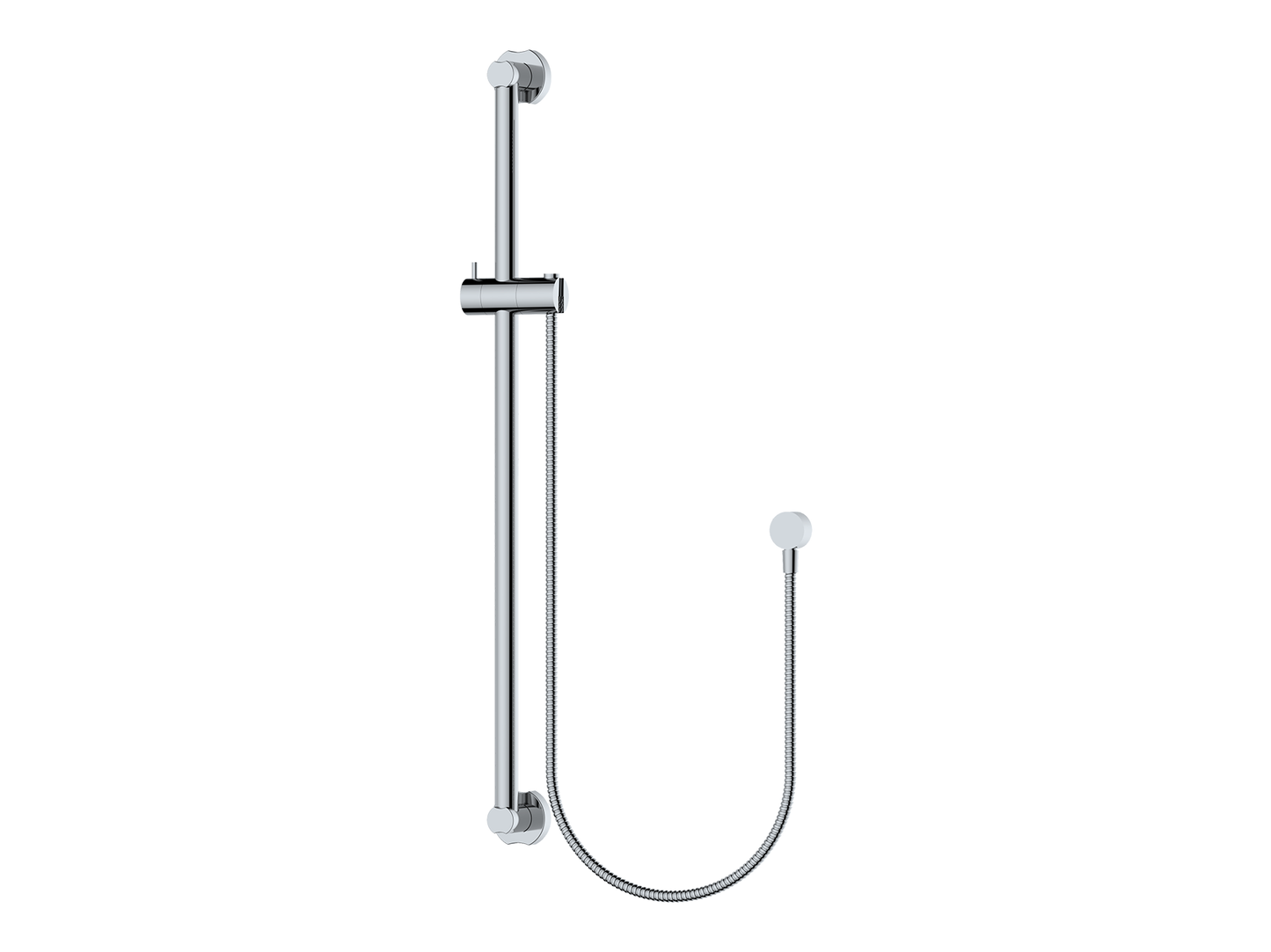 Poppy 32mm Care Shower Rail Chrome (No Hand Shower)