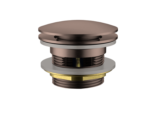 40mm Bath Pop-Up Overflow Mushroom Waste Antique Copper