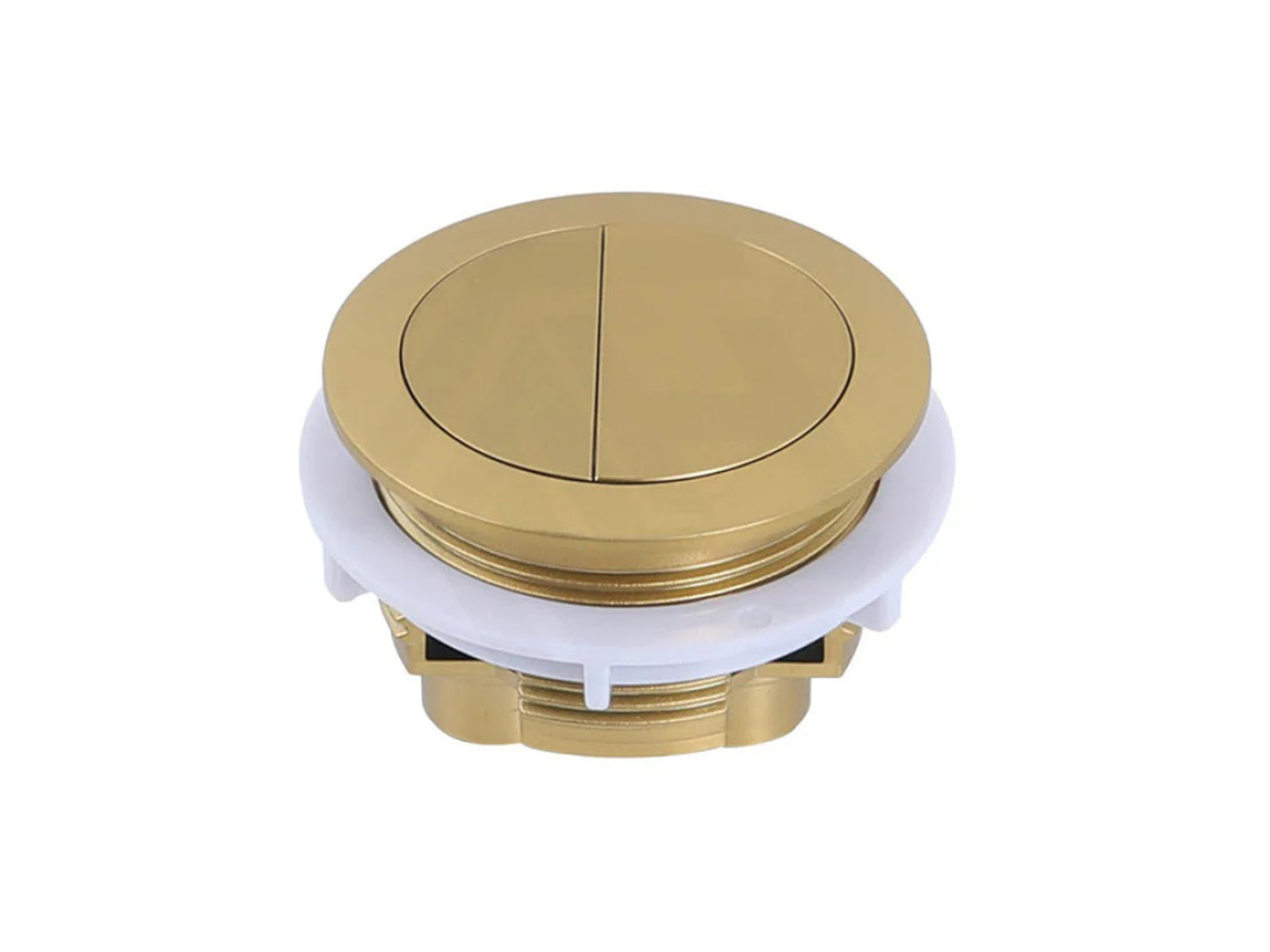 Round Dual Flush Cistern Button Brushed Gold