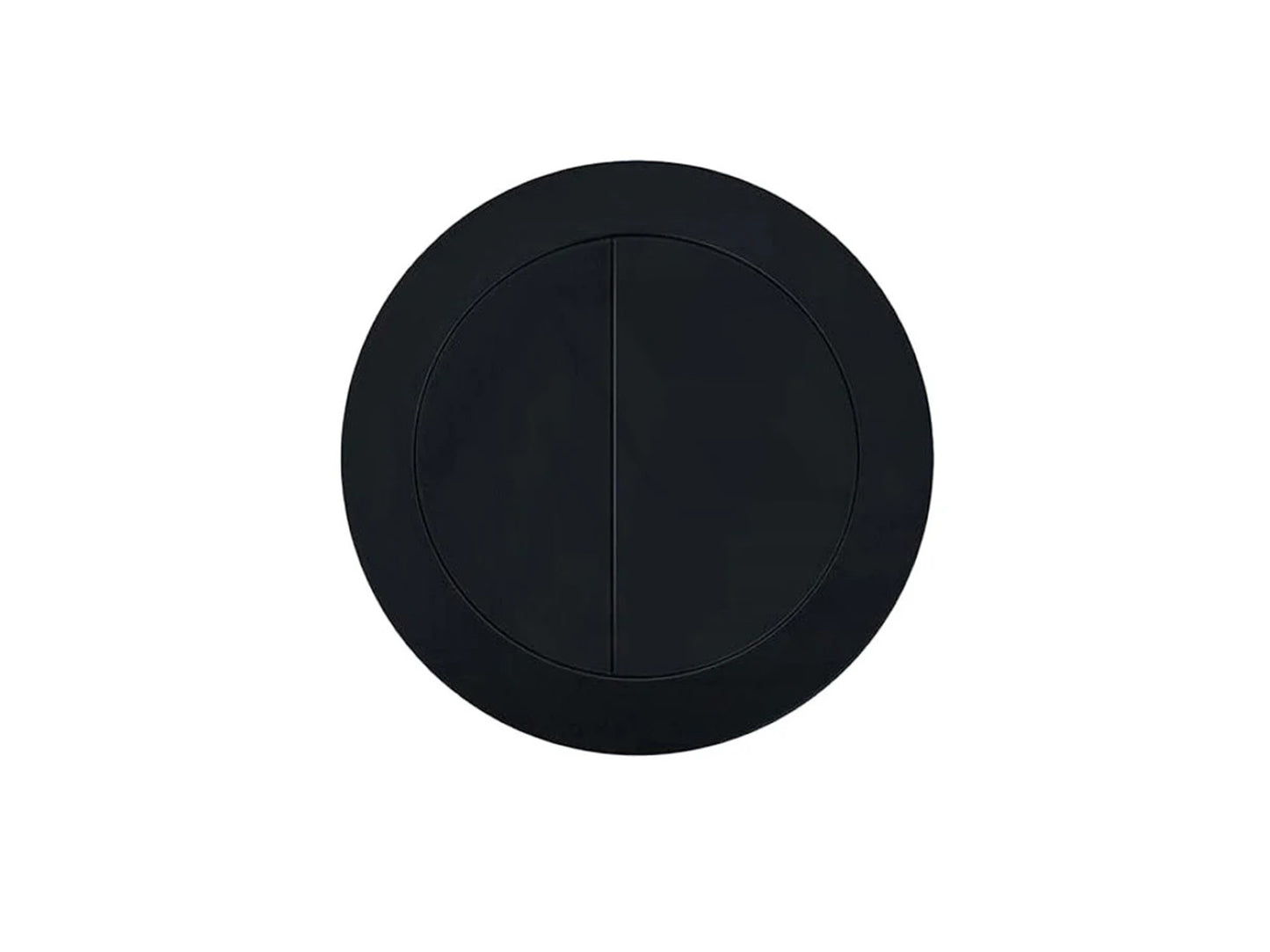 Round Dual Flush Cistern Button Matte Black