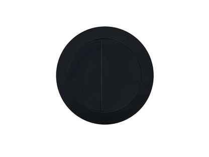 Round Dual Flush Cistern Button Matte Black