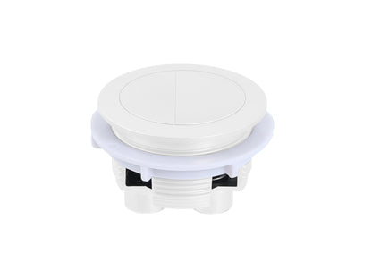 Round Dual Flush Cistern Button Matte White