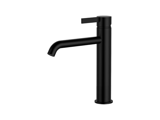 Sakura Mid Tall Basin Mixer Matte Black