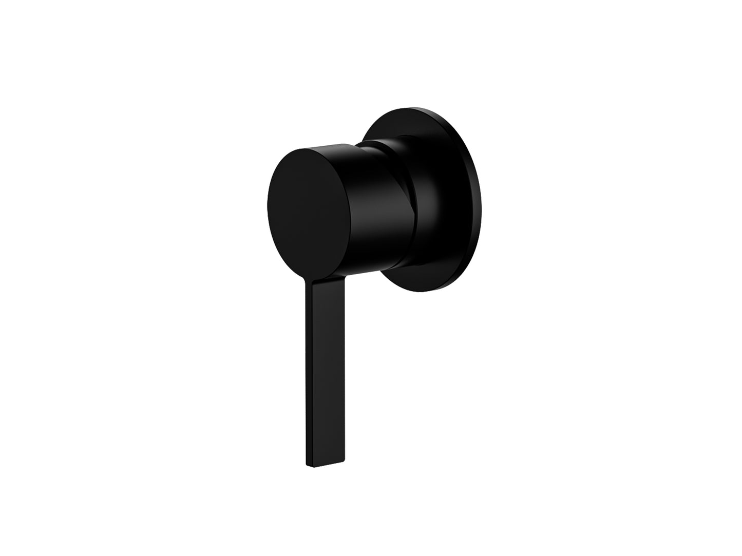 Sakura Wall Shower/Bath Mixer Matte Black