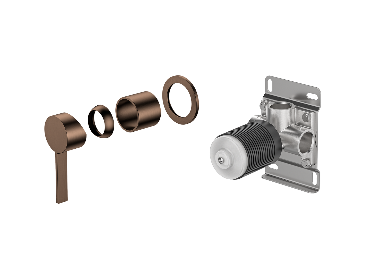 Sakura Wall Shower/Bath Mixer