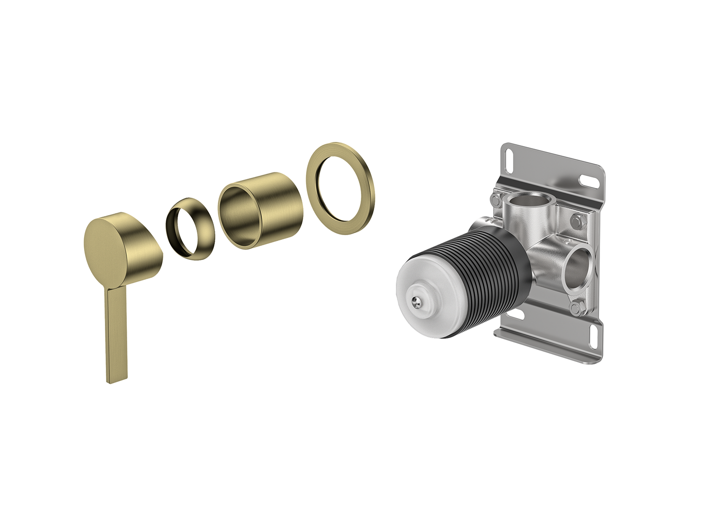 Sakura Wall Shower/Bath Mixer