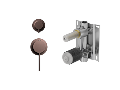 Sakura Wall Shower/Bath Diverter Mixer - Separate Plates
