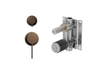 Sakura Wall Shower/Bath Diverter Mixer - Separate Plates