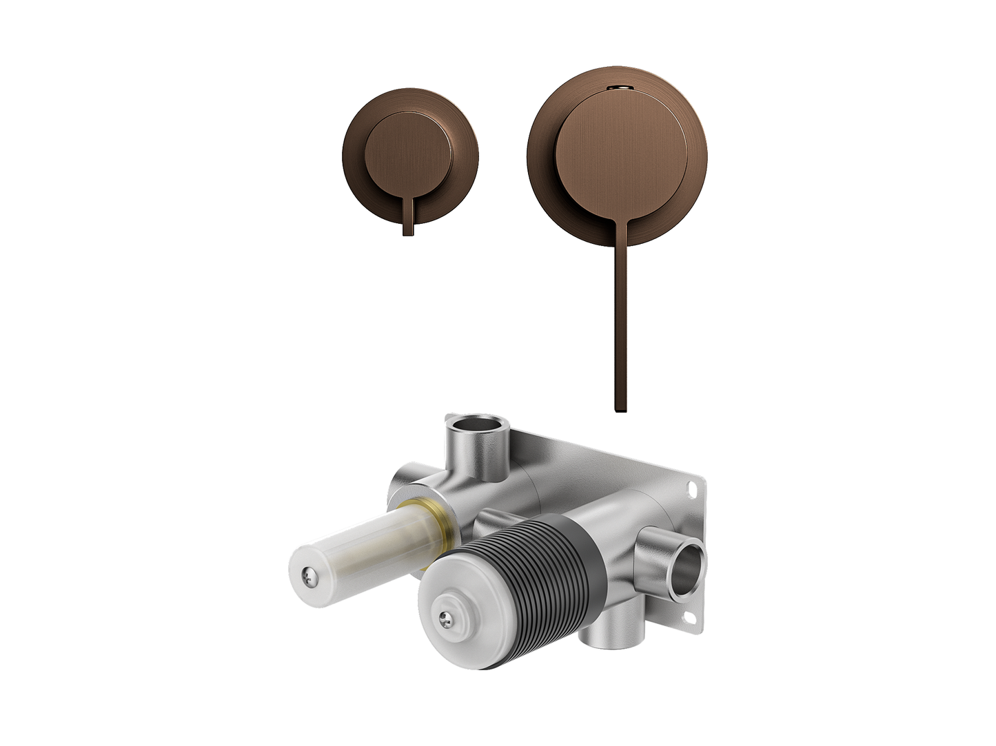 Sakura Wall Shower/Bath Diverter Mixer - Separate Plates