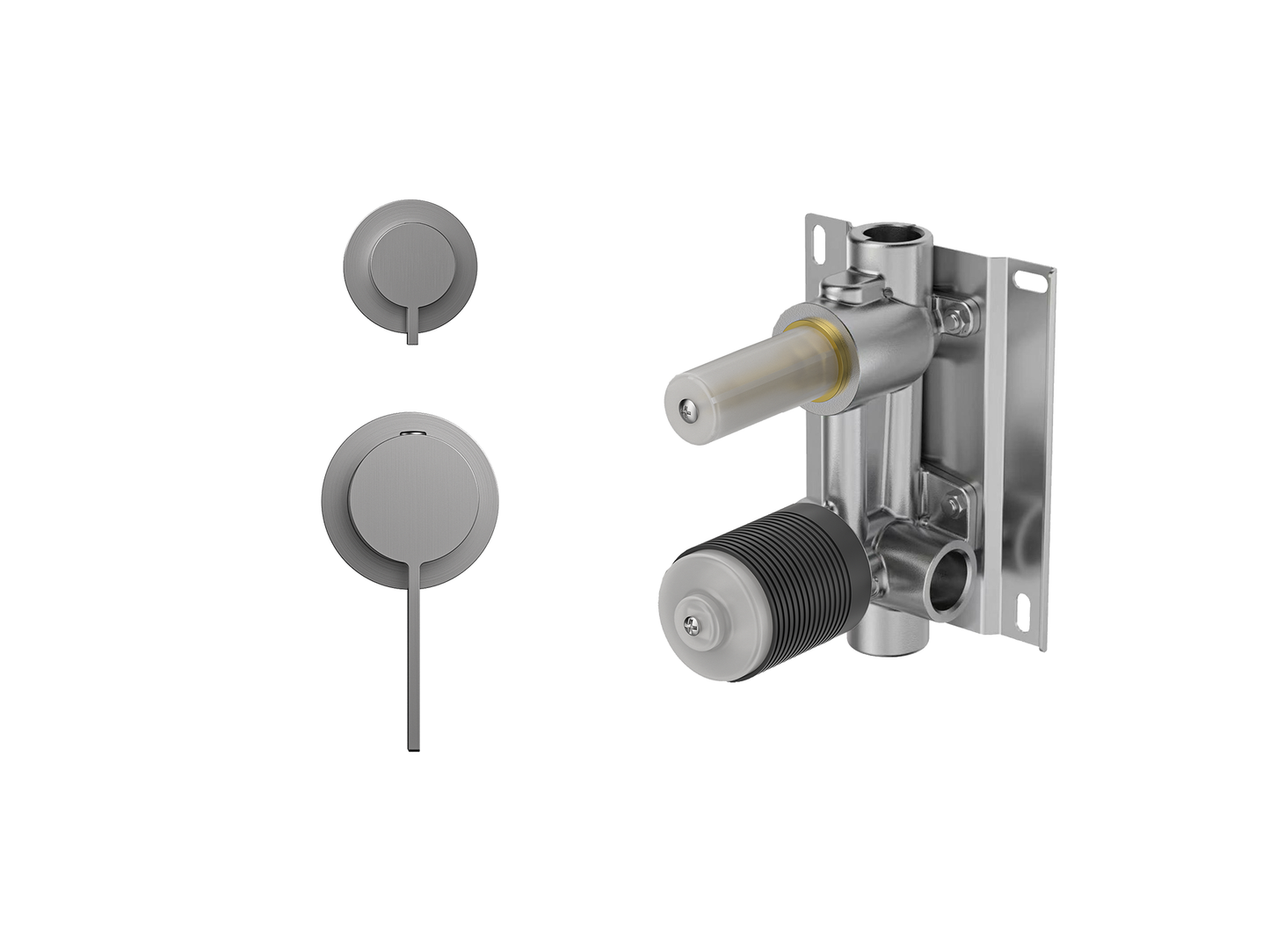 Sakura Wall Shower/Bath Diverter Mixer - Separate Plates