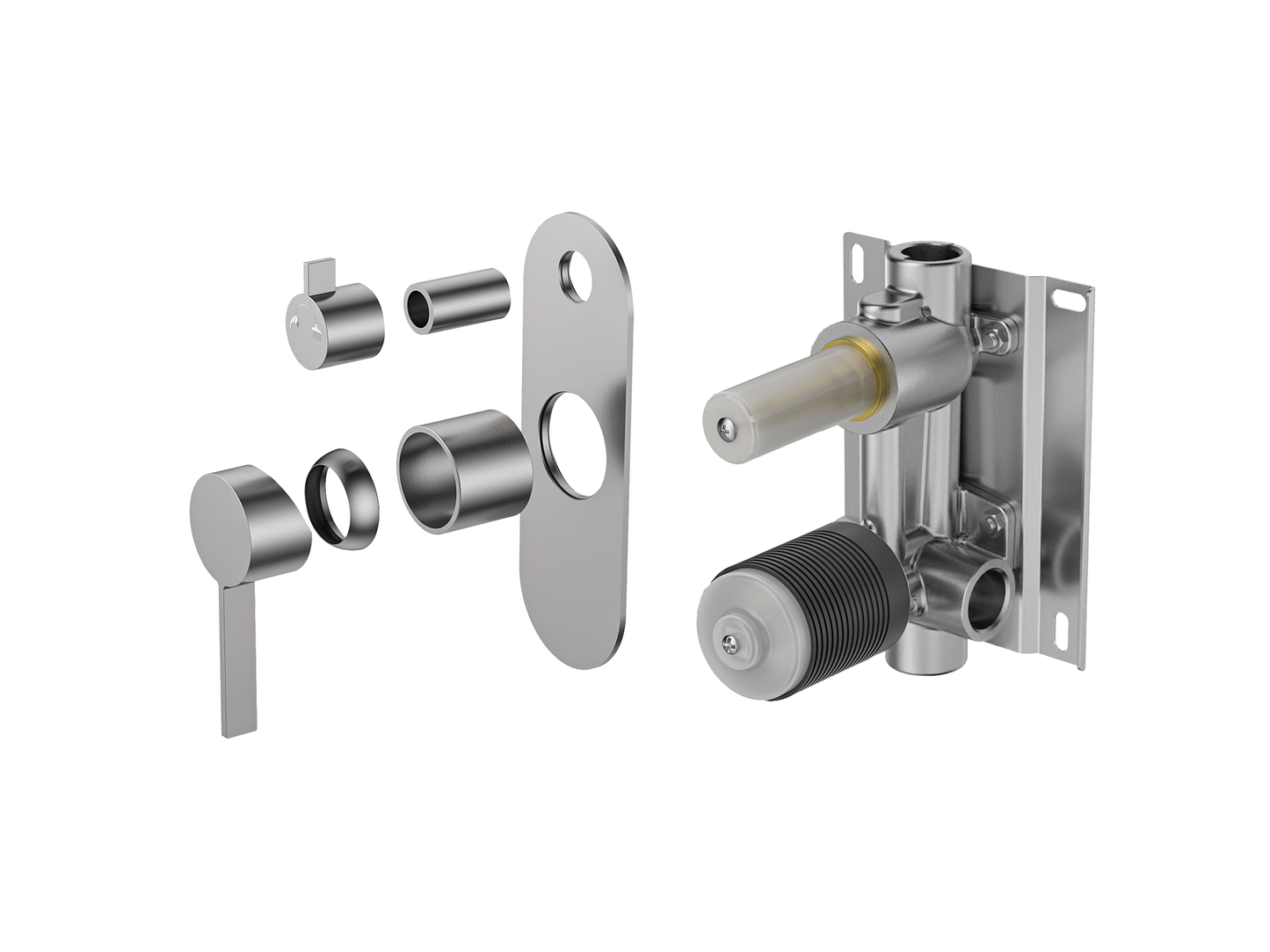 Sakura Wall Shower/Bath Diverter Mixer
