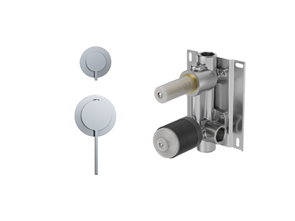 Sakura Wall Shower/Bath Diverter Mixer - Separate Plates