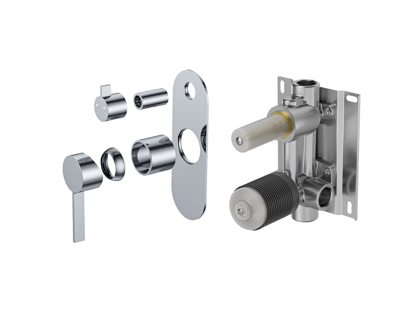 Sakura Wall Shower/Bath Diverter Mixer