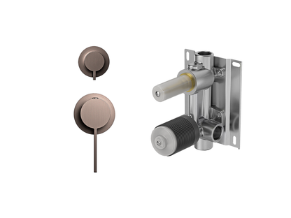Sakura Wall Shower/Bath Diverter Mixer - Separate Plates