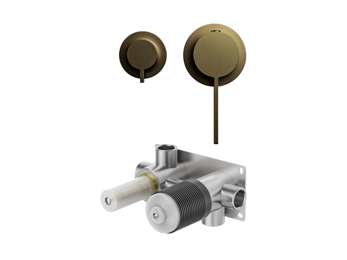 Sakura Wall Shower/Bath Diverter Mixer - Separate Plates